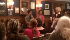 Emily Bazelon at Mory's